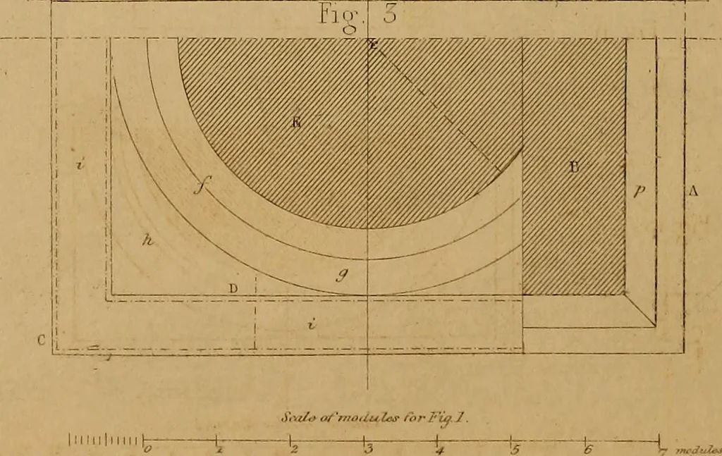 An illustration from The practical draughtsman's book of industrial design, and machinist's and engineer's drawing companion: forming a complete course of mechanical, engineering, and architectural drawing., 1857, leaf 241