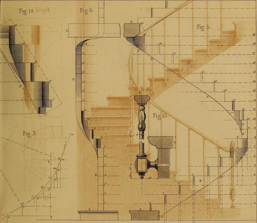 An illustration from The practical draughtsman's book of industrial design, and machinist's and engineer's drawing companion: forming a complete course of mechanical, engineering, and architectural drawing., 1857, leaf 270