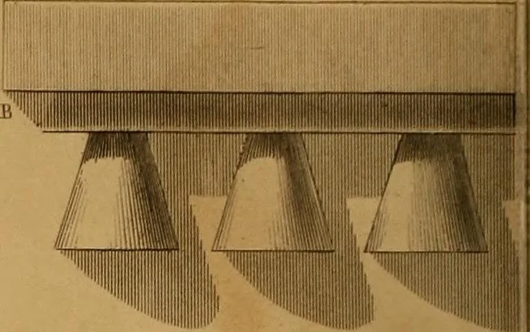 An illustration from The practical draughtsman's book of industrial design, and machinist's and engineer's drawing companion: forming a complete course of mechanical, engineering, and architectural drawing., 1857, leaf 317