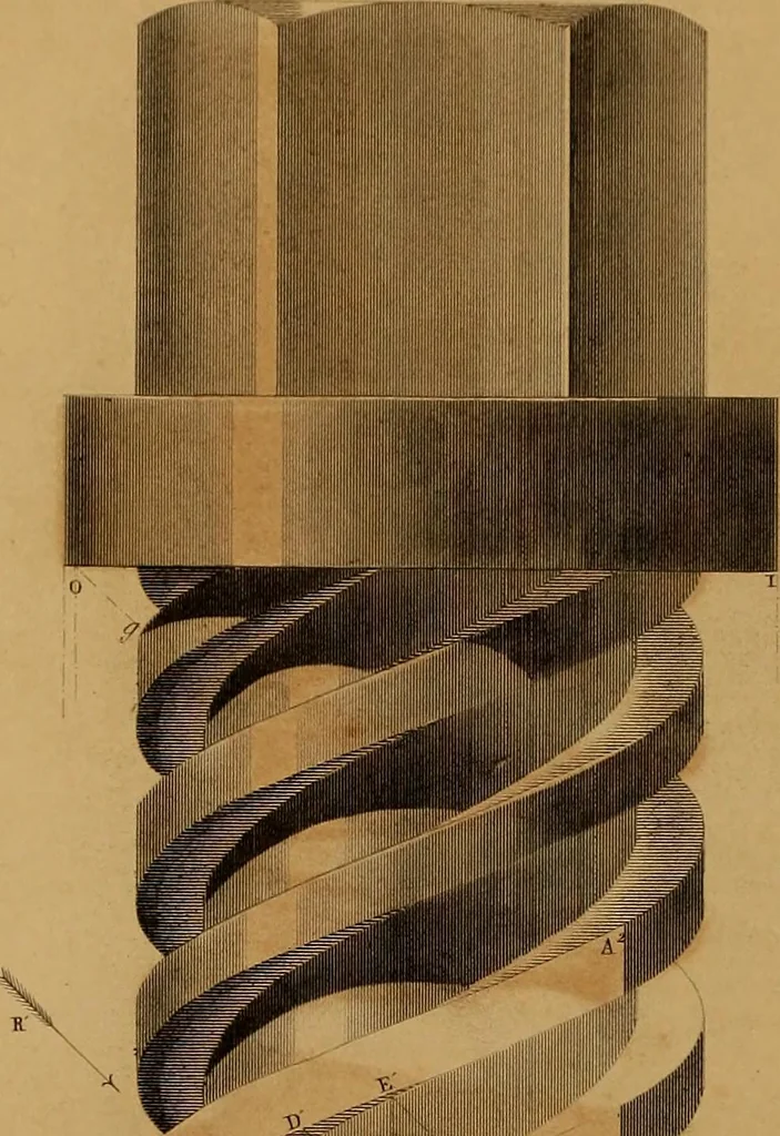 An illustration from The practical draughtsman's book of industrial design, and machinist's and engineer's drawing companion: forming a complete course of mechanical, engineering, and architectural drawing., 1857, leaf 329