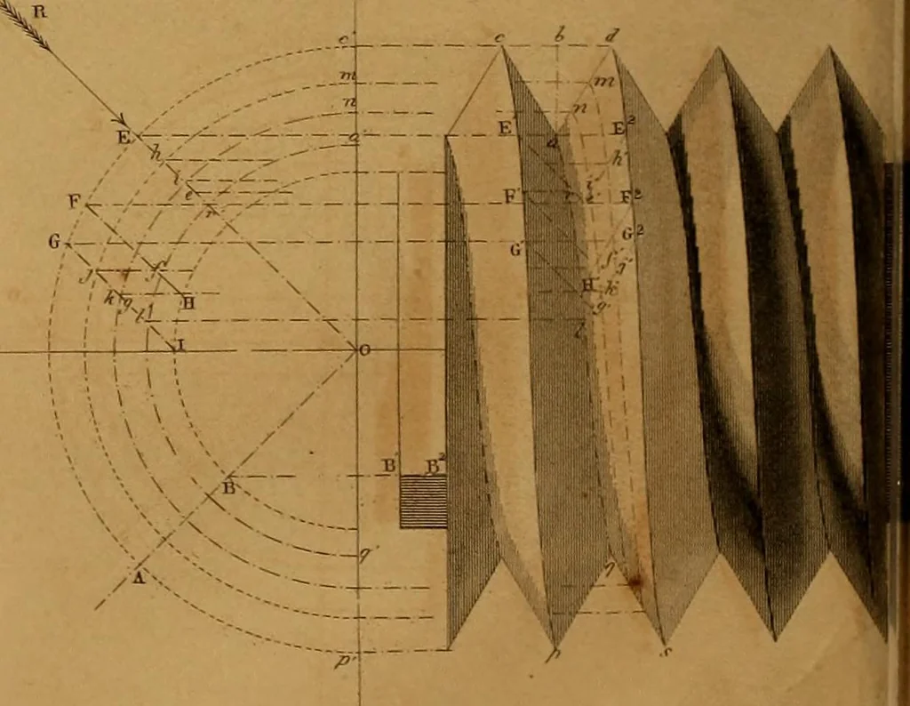 An illustration from The practical draughtsman's book of industrial design, and machinist's and engineer's drawing companion: forming a complete course of mechanical, engineering, and architectural drawing., 1857, leaf 329