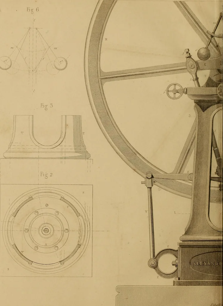 An illustration from The practical draughtsman's book of industrial design, and machinist's and engineer's drawing companion: forming a complete course of mechanical, engineering, and architectural drawing., 1857, leaf 357