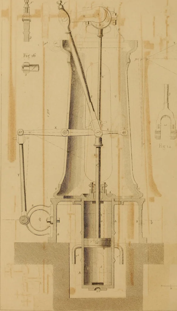 An illustration from The practical draughtsman's book of industrial design, and machinist's and engineer's drawing companion: forming a complete course of mechanical, engineering, and architectural drawing., 1857, leaf 361