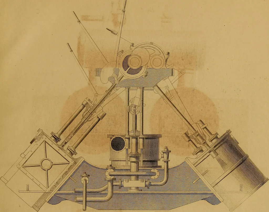 An illustration from The practical draughtsman's book of industrial design, and machinist's and engineer's drawing companion: forming a complete course of mechanical, engineering, and architectural drawing., 1857, leaf 416
