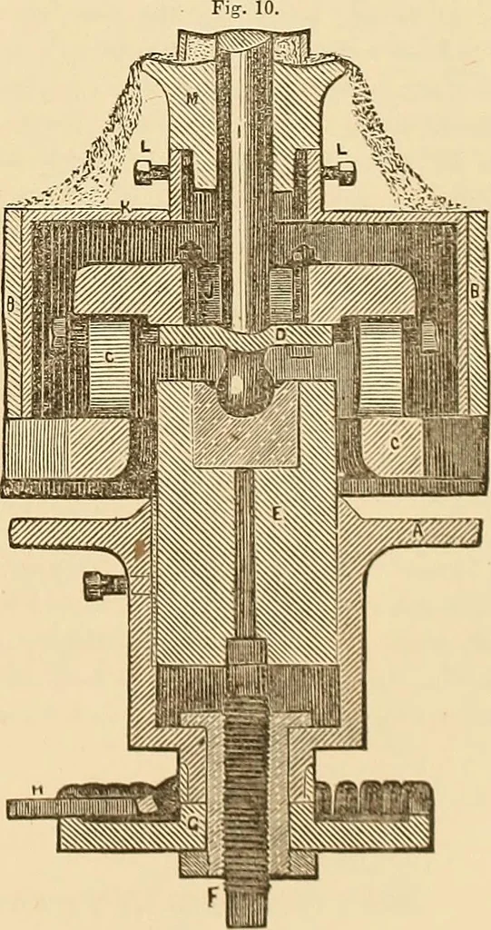 An illustration from The practical draughtsman's book of industrial design, and machinist's and engineer's drawing companion: forming a complete course of mechanical, engineering, and architectural drawing, 1866, leaf 176