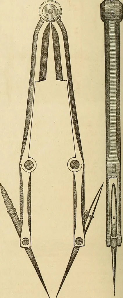 An illustration from The practical draughtsman's book of industrial design, and machinist's and engineer's drawing companion: forming a complete course of mechanical, engineering, and architectural drawing, 1866, leaf 197