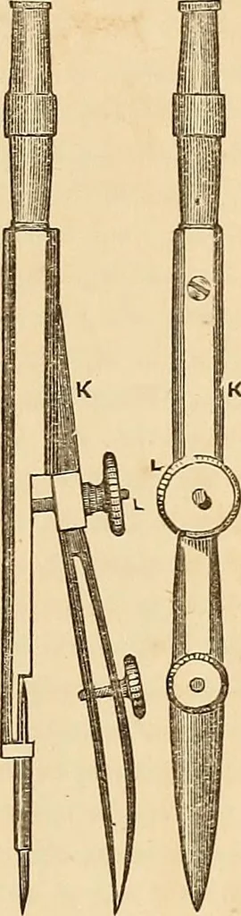 An illustration from The practical draughtsman's book of industrial design, and machinist's and engineer's drawing companion: forming a complete course of mechanical, engineering, and architectural drawing, 1866, leaf 198