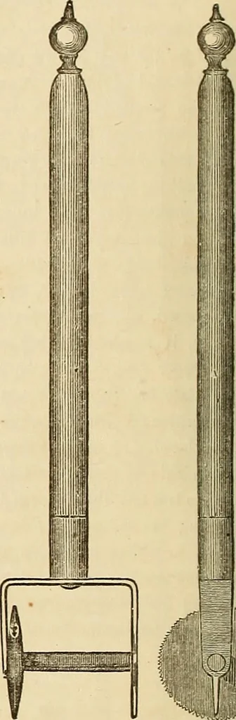 An illustration from The practical draughtsman's book of industrial design, and machinist's and engineer's drawing companion: forming a complete course of mechanical, engineering, and architectural drawing, 1866, leaf 201