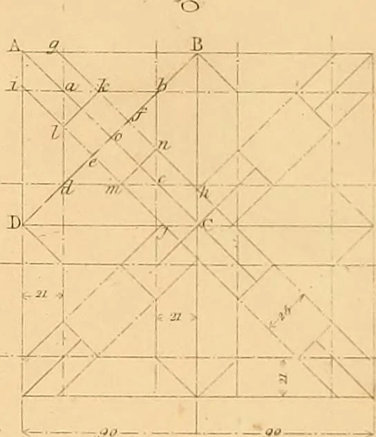 An illustration from The practical draughtsman's book of industrial design, and machinist's and engineer's drawing companion: forming a complete course of mechanical, engineering, and architectural drawing, 1866, leaf 214