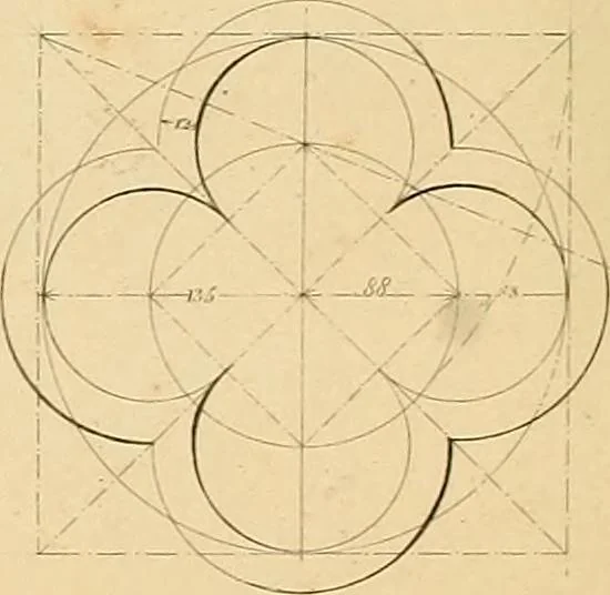 An illustration from The practical draughtsman's book of industrial design, and machinist's and engineer's drawing companion: forming a complete course of mechanical, engineering, and architectural drawing, 1866, leaf 225