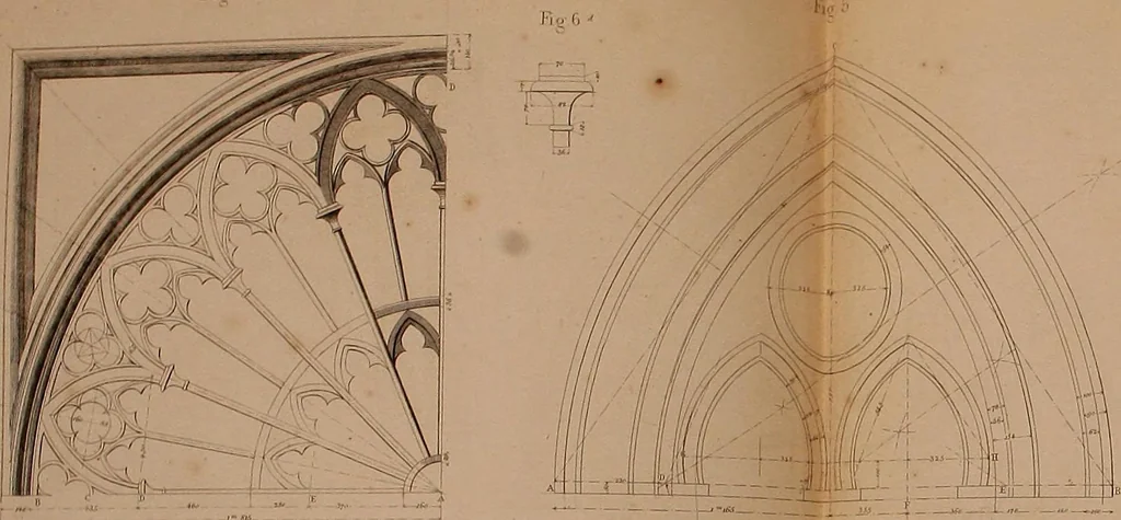 An illustration from The practical draughtsman's book of industrial design, and machinist's and engineer's drawing companion: forming a complete course of mechanical, engineering, and architectural drawing, 1866, leaf 229
