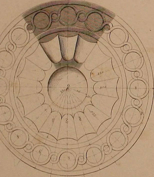 An illustration from The practical draughtsman's book of industrial design, and machinist's and engineer's drawing companion: forming a complete course of mechanical, engineering, and architectural drawing, 1866, leaf 229
