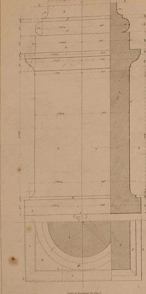 An illustration from The practical draughtsman's book of industrial design, and machinist's and engineer's drawing companion: forming a complete course of mechanical, engineering, and architectural drawing, 1866, leaf 257