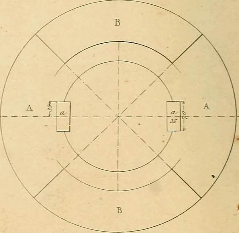 An illustration from The practical draughtsman's book of industrial design, and machinist's and engineer's drawing companion: forming a complete course of mechanical, engineering, and architectural drawing, 1866, leaf 273