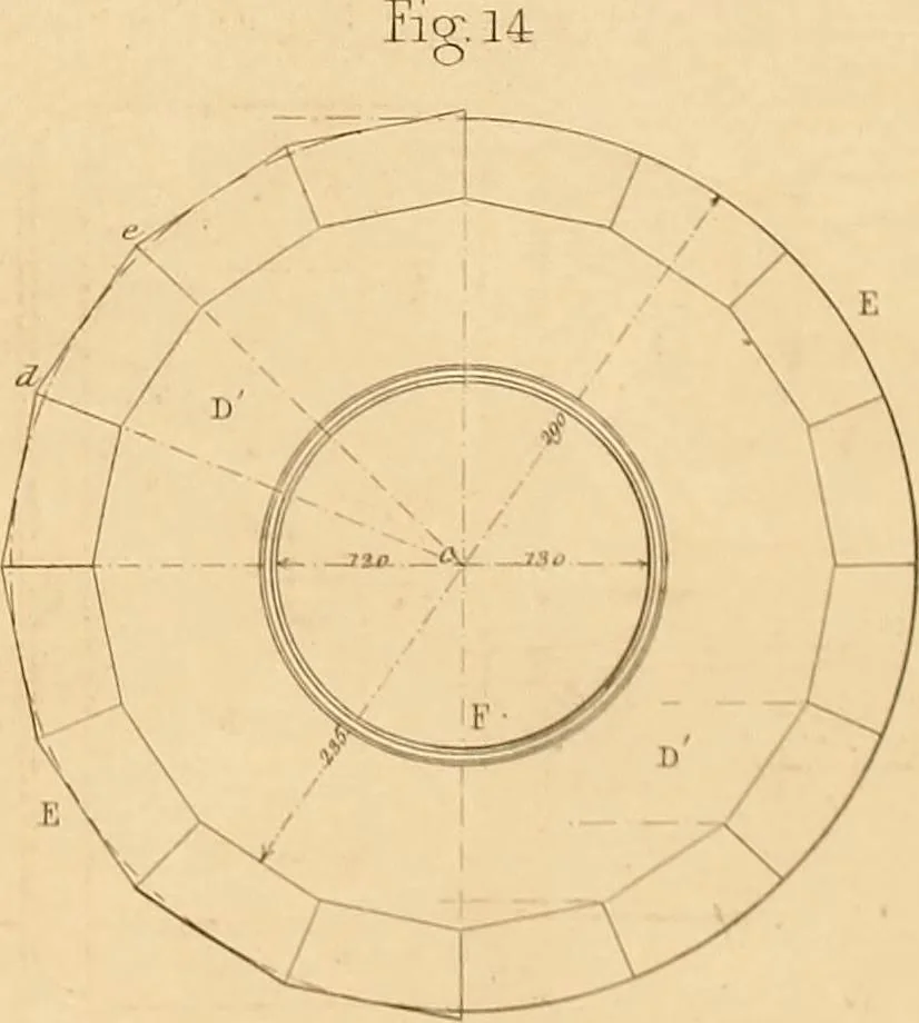 An illustration from The practical draughtsman's book of industrial design, and machinist's and engineer's drawing companion: forming a complete course of mechanical, engineering, and architectural drawing, 1866, leaf 274