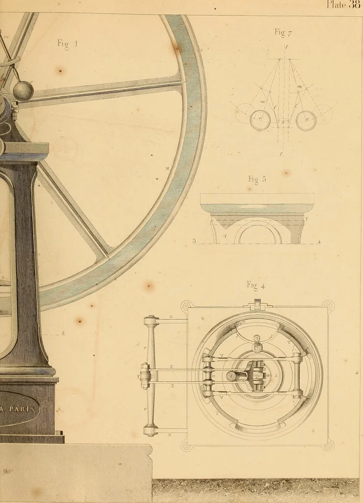 An illustration from The practical draughtsman's book of industrial design, and machinist's and engineer's drawing companion: forming a complete course of mechanical, engineering, and architectural drawing, 1866, leaf 426