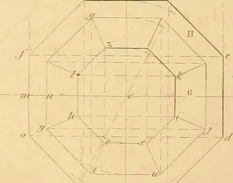An illustration from The practical draughtsman's book of industrial design, and machinist's and engineer's drawing companion: forming a complete course of mechanical, engineering, and architectural drawing, 1866, leaf 449