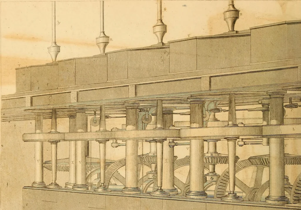 An illustration from The practical draughtsman's book of industrial design, and machinist's and engineer's drawing companion: forming a complete course of mechanical, engineering, and architectural drawing, 1866, leaf 467