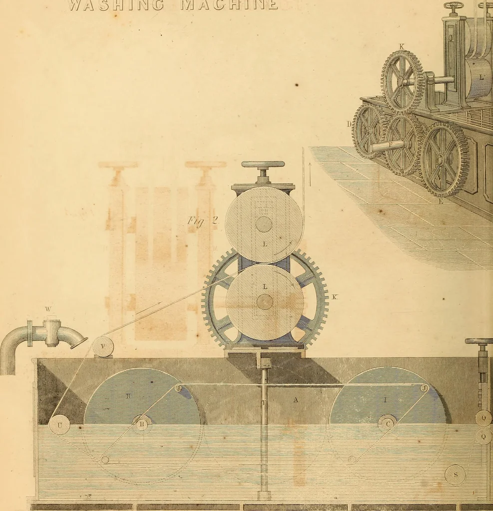 An illustration from The practical draughtsman's book of industrial design, and machinist's and engineer's drawing companion: forming a complete course of mechanical, engineering, and architectural drawing, 1866, leaf 495