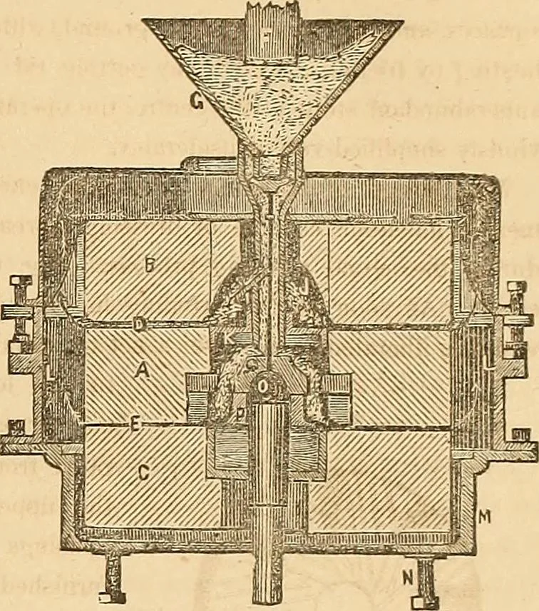 An illustration from The practical draughtsman's book of industrial design and machinist's and engineer's drawing companion : forming a complete course of mechanical, engineering, and architectural drawing, 1863, leaf 176