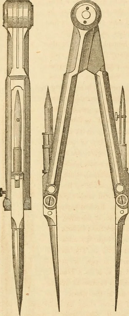 An illustration from The practical draughtsman's book of industrial design and machinist's and engineer's drawing companion : forming a complete course of mechanical, engineering, and architectural drawing, 1863, leaf 197