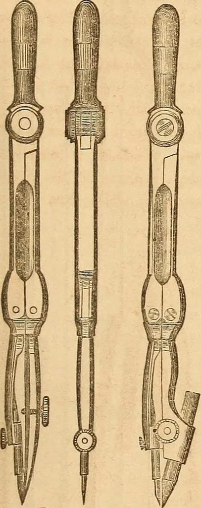 An illustration from The practical draughtsman's book of industrial design and machinist's and engineer's drawing companion : forming a complete course of mechanical, engineering, and architectural drawing, 1863, leaf 198