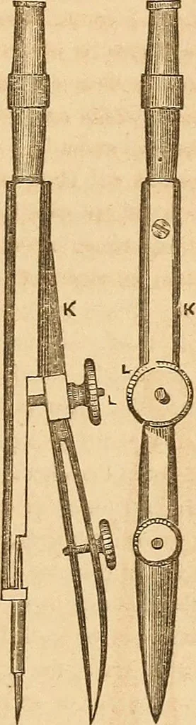 An illustration from The practical draughtsman's book of industrial design and machinist's and engineer's drawing companion : forming a complete course of mechanical, engineering, and architectural drawing, 1863, leaf 198
