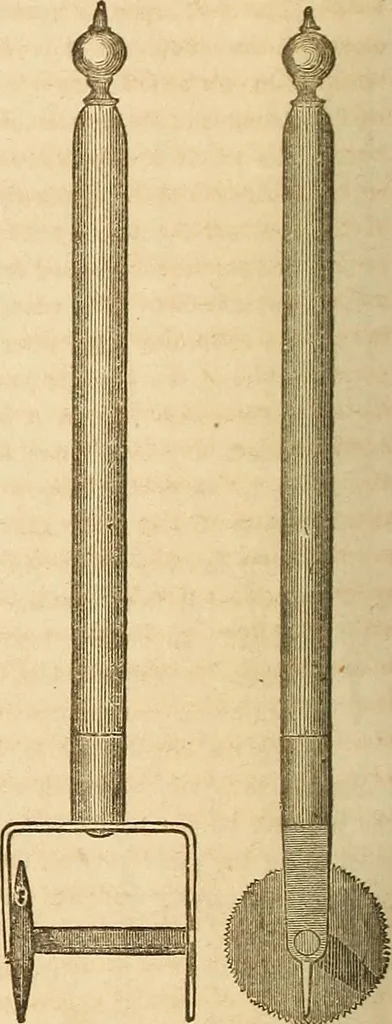An illustration from The practical draughtsman's book of industrial design and machinist's and engineer's drawing companion : forming a complete course of mechanical, engineering, and architectural drawing, 1863, leaf 201