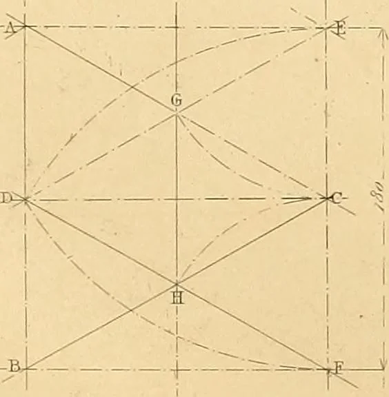 An illustration from The practical draughtsman's book of industrial design and machinist's and engineer's drawing companion : forming a complete course of mechanical, engineering, and architectural drawing, 1863, leaf 211