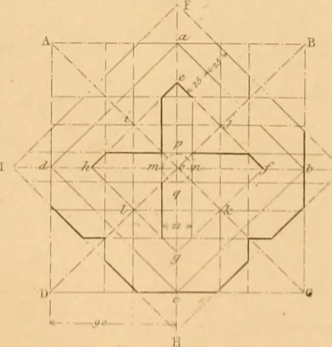 An illustration from The practical draughtsman's book of industrial design and machinist's and engineer's drawing companion : forming a complete course of mechanical, engineering, and architectural drawing, 1863, leaf 212