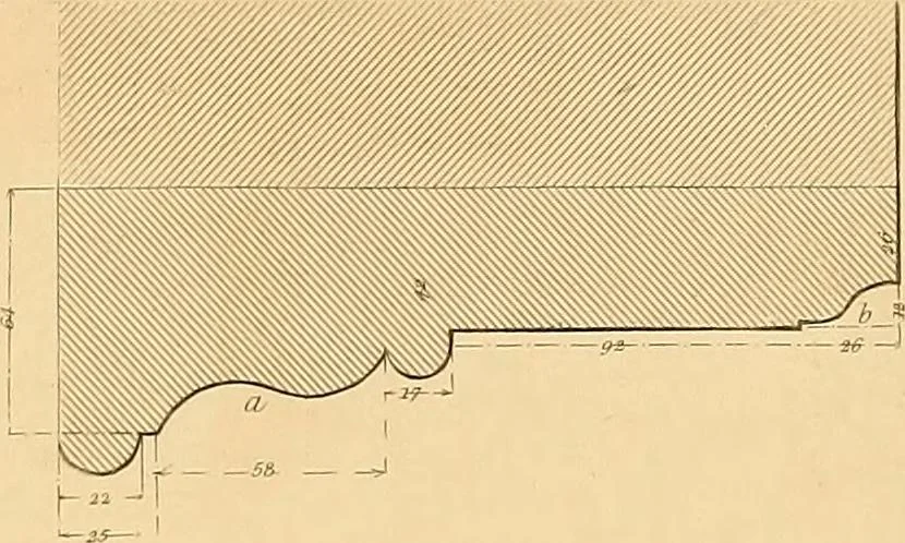 An illustration from The practical draughtsman's book of industrial design and machinist's and engineer's drawing companion : forming a complete course of mechanical, engineering, and architectural drawing, 1863, leaf 216