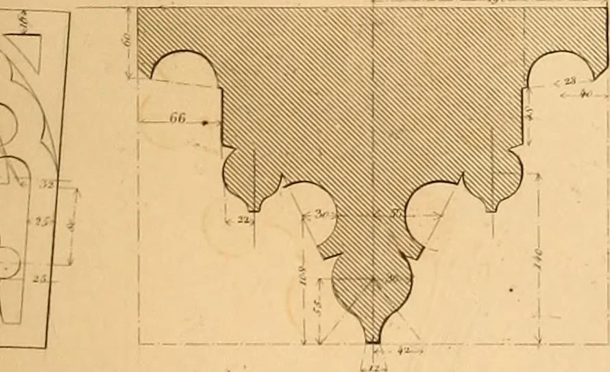 An illustration from The practical draughtsman's book of industrial design and machinist's and engineer's drawing companion : forming a complete course of mechanical, engineering, and architectural drawing, 1863, leaf 220
