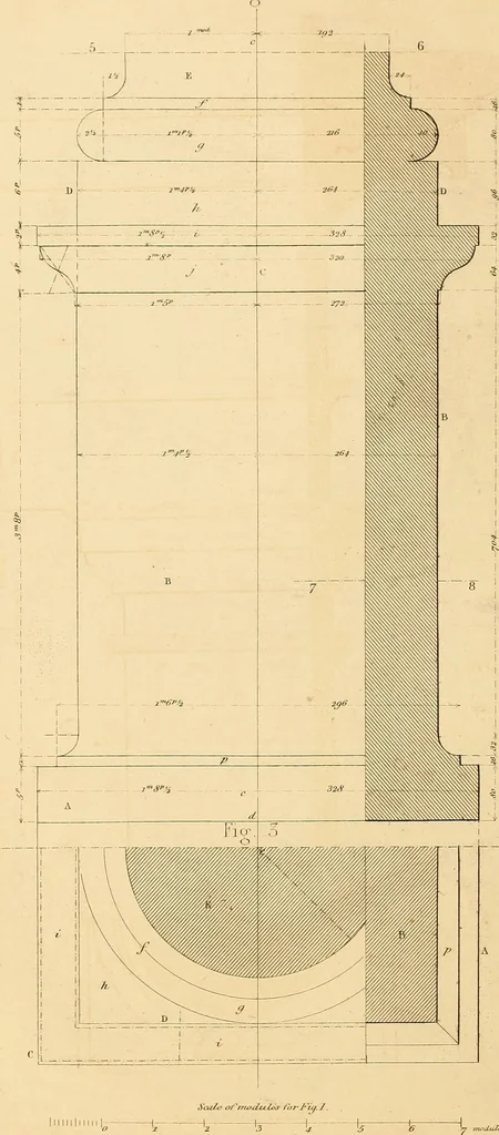 An illustration from The practical draughtsman's book of industrial design and machinist's and engineer's drawing companion : forming a complete course of mechanical, engineering, and architectural drawing, 1863, leaf 239