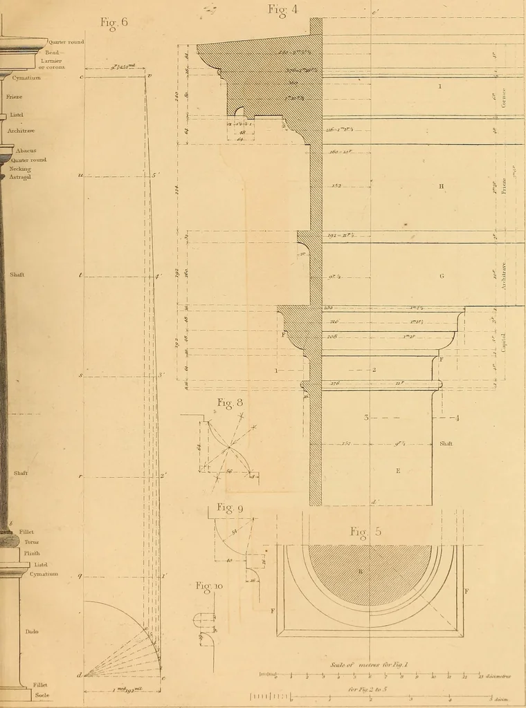 An illustration from The practical draughtsman's book of industrial design and machinist's and engineer's drawing companion : forming a complete course of mechanical, engineering, and architectural drawing, 1863, leaf 240
