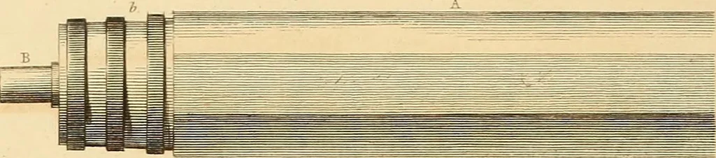 An illustration from The practical draughtsman's book of industrial design and machinist's and engineer's drawing companion : forming a complete course of mechanical, engineering, and architectural drawing, 1863, leaf 251