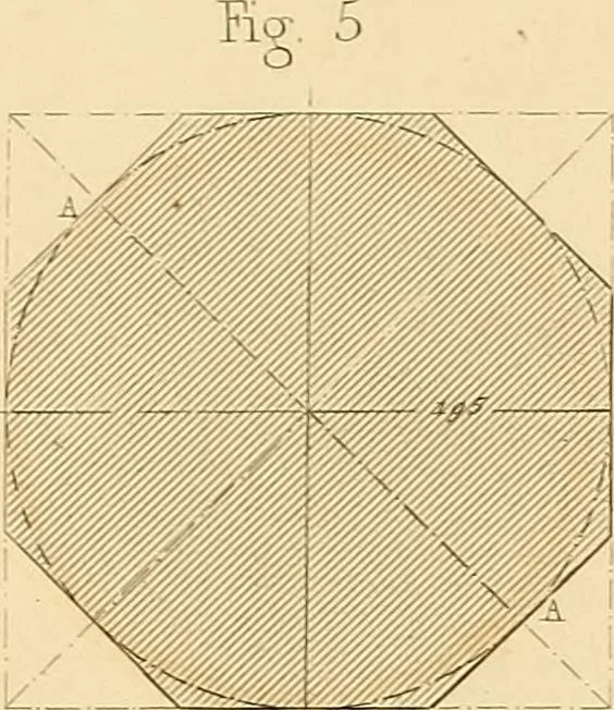 An illustration from The practical draughtsman's book of industrial design and machinist's and engineer's drawing companion : forming a complete course of mechanical, engineering, and architectural drawing, 1863, leaf 251