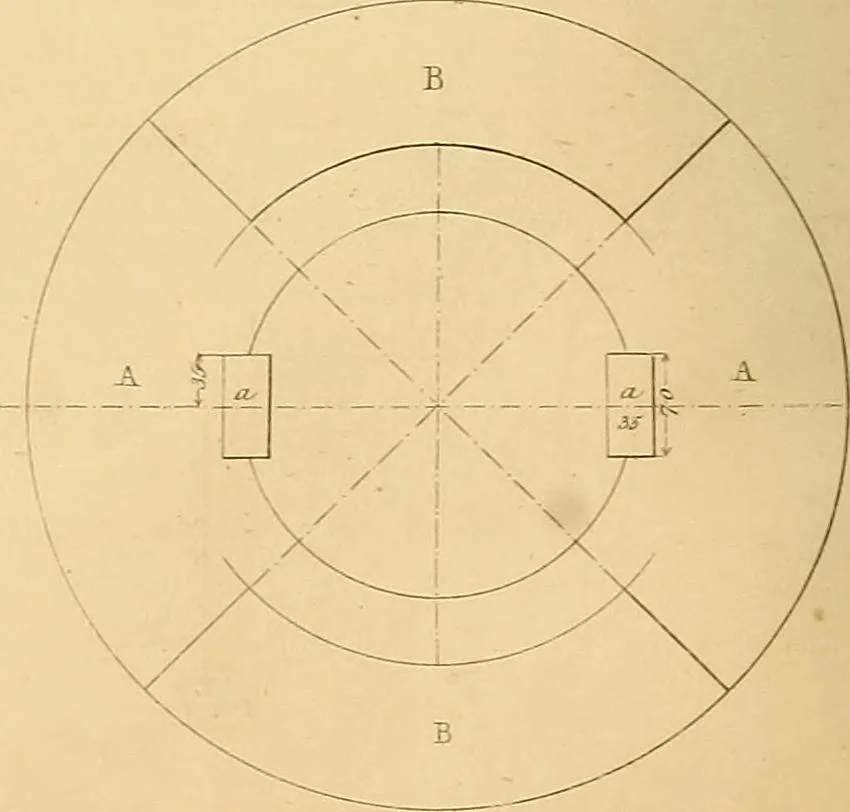 An illustration from The practical draughtsman's book of industrial design and machinist's and engineer's drawing companion : forming a complete course of mechanical, engineering, and architectural drawing, 1863, leaf 251