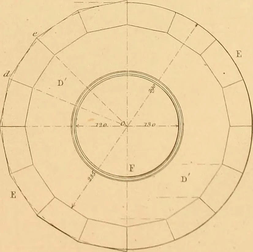 An illustration from The practical draughtsman's book of industrial design and machinist's and engineer's drawing companion : forming a complete course of mechanical, engineering, and architectural drawing, 1863, leaf 252