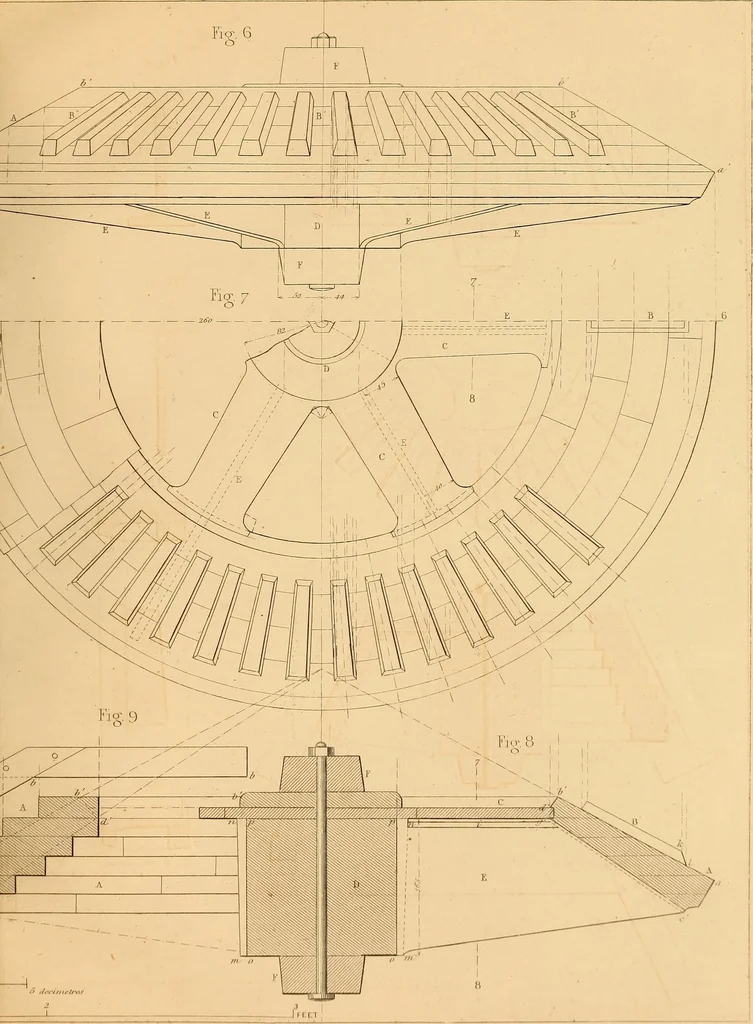 An illustration from The practical draughtsman's book of industrial design and machinist's and engineer's drawing companion : forming a complete course of mechanical, engineering, and architectural drawing, 1863, leaf 296