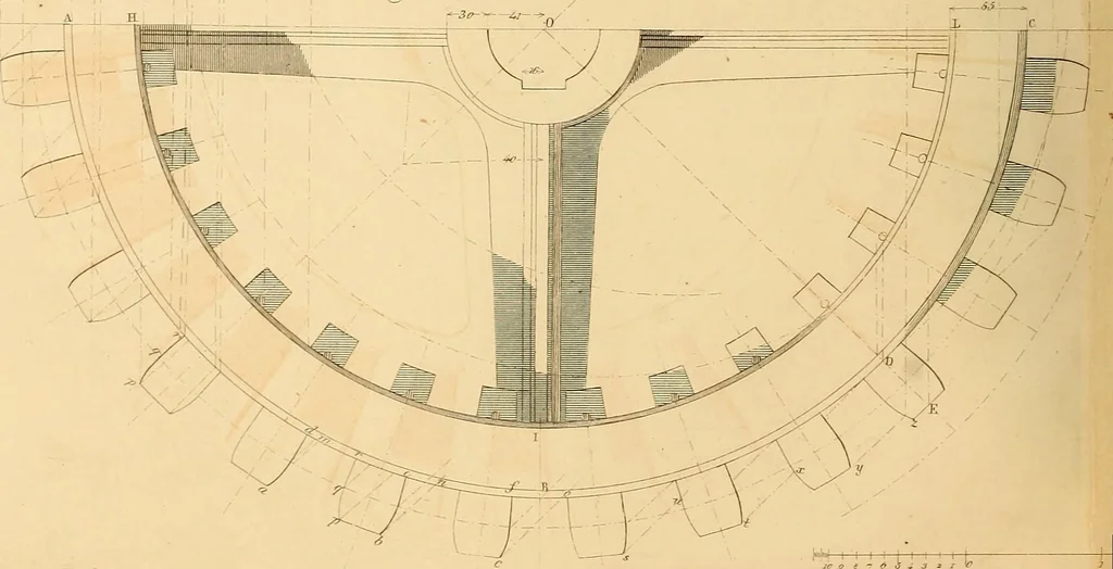 An illustration from The practical draughtsman's book of industrial design and machinist's and engineer's drawing companion : forming a complete course of mechanical, engineering, and architectural drawing, 1863, leaf 319