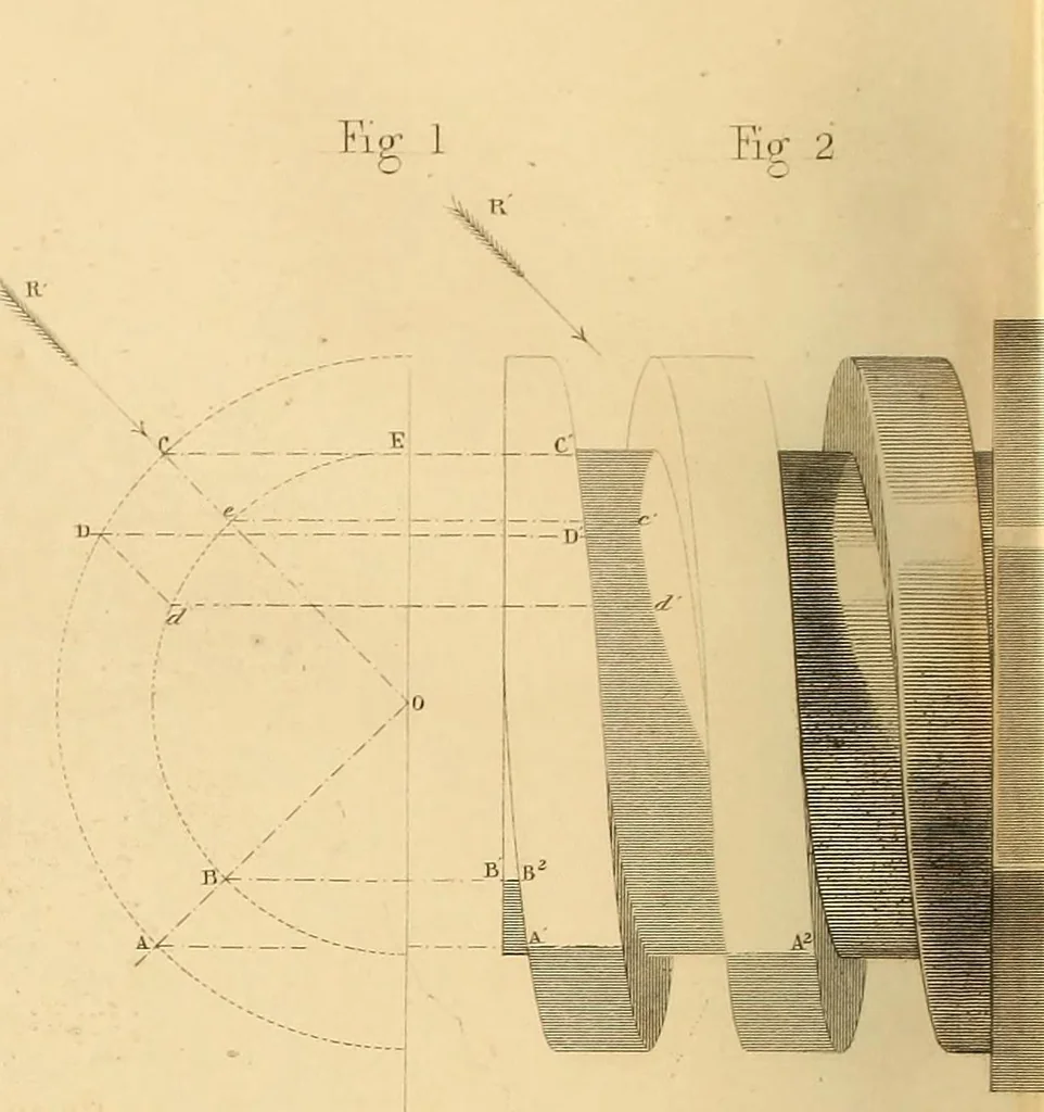 An illustration from The practical draughtsman's book of industrial design and machinist's and engineer's drawing companion : forming a complete course of mechanical, engineering, and architectural drawing, 1863, leaf 323