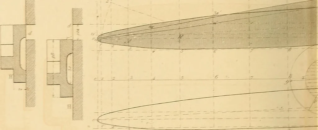 An illustration from The practical draughtsman's book of industrial design and machinist's and engineer's drawing companion : forming a complete course of mechanical, engineering, and architectural drawing, 1863, leaf 359