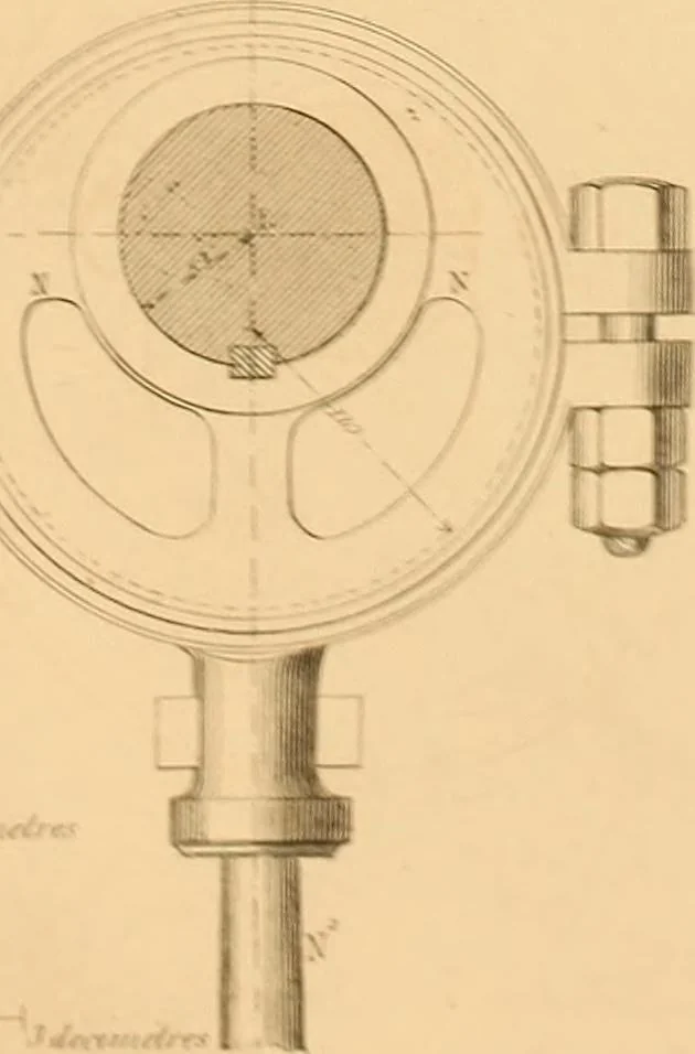 An illustration from The practical draughtsman's book of industrial design and machinist's and engineer's drawing companion : forming a complete course of mechanical, engineering, and architectural drawing, 1863, leaf 360