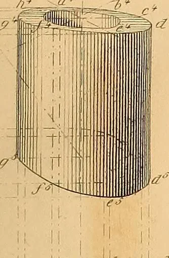An illustration from The practical draughtsman's book of industrial design and machinist's and engineer's drawing companion : forming a complete course of mechanical, engineering, and architectural drawing, 1863, leaf 372