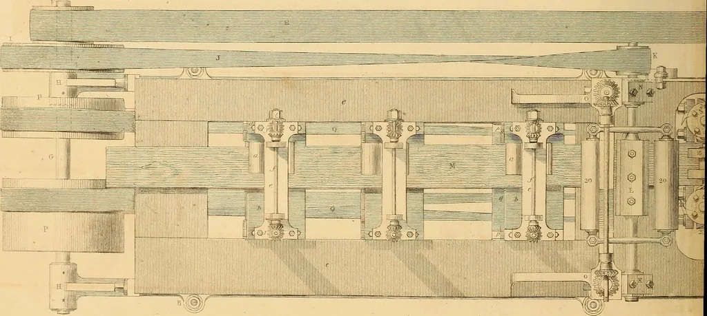 An illustration from The practical draughtsman's book of industrial design and machinist's and engineer's drawing companion : forming a complete course of mechanical, engineering, and architectural drawing, 1863, leaf 397