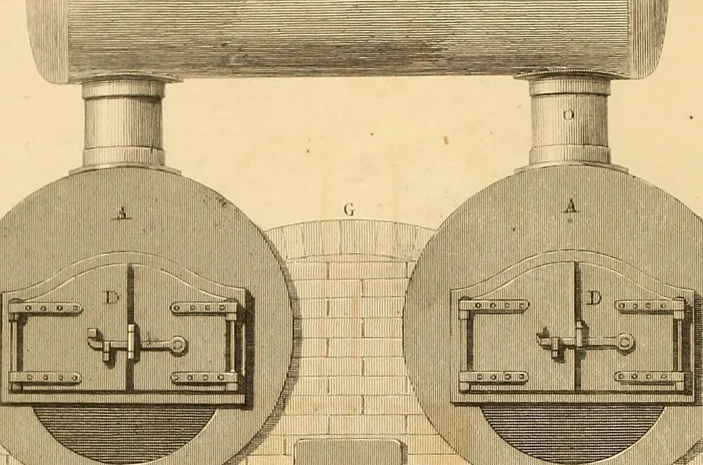 An illustration from The practical draughtsman's book of industrial design and machinist's and engineer's drawing companion : forming a complete course of mechanical, engineering, and architectural drawing, 1863, leaf 409