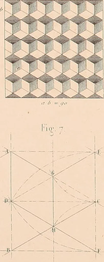 An illustration from The practical draughtsman's book of industrial design, and machinist's and engineer's drawing companion: forming a complete course of mechanical, engineering, and architectural drawing, 1854, leaf 14
