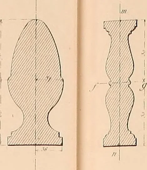 An illustration from The practical draughtsman's book of industrial design, and machinist's and engineer's drawing companion: forming a complete course of mechanical, engineering, and architectural drawing, 1854, leaf 16
