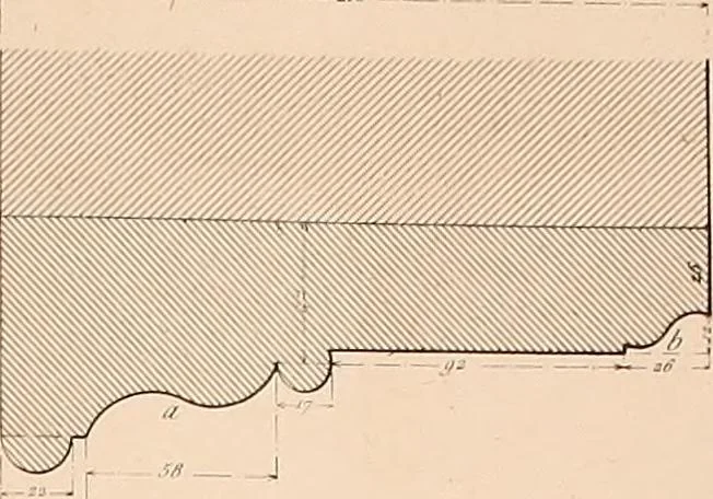 An illustration from The practical draughtsman's book of industrial design, and machinist's and engineer's drawing companion: forming a complete course of mechanical, engineering, and architectural drawing, 1854, leaf 16