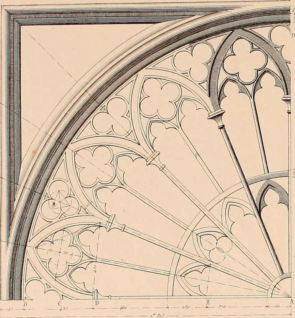 An illustration from The practical draughtsman's book of industrial design, and machinist's and engineer's drawing companion: forming a complete course of mechanical, engineering, and architectural drawing, 1854, leaf 18